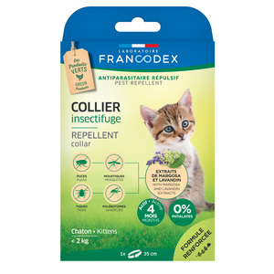 Soin Chat – Francodex Collier insectifuge chaton – 35 cm 175363
