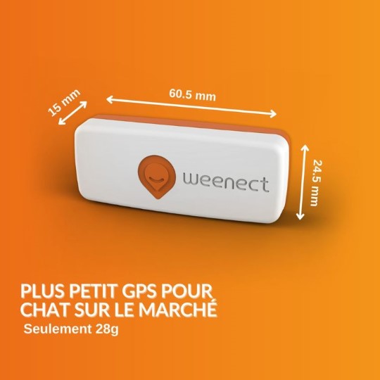 Weenect tracker GPS pour chat de compagnie - Eden Phone