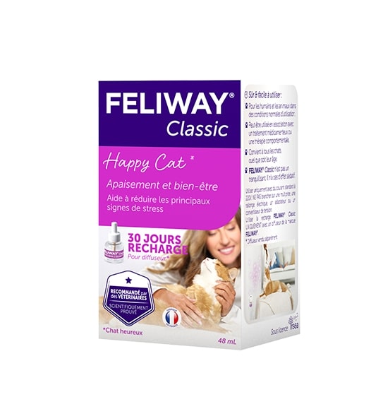 Feliway Classic Apaisement et Bien-être Chat Diffuseur et Recharge 48ml