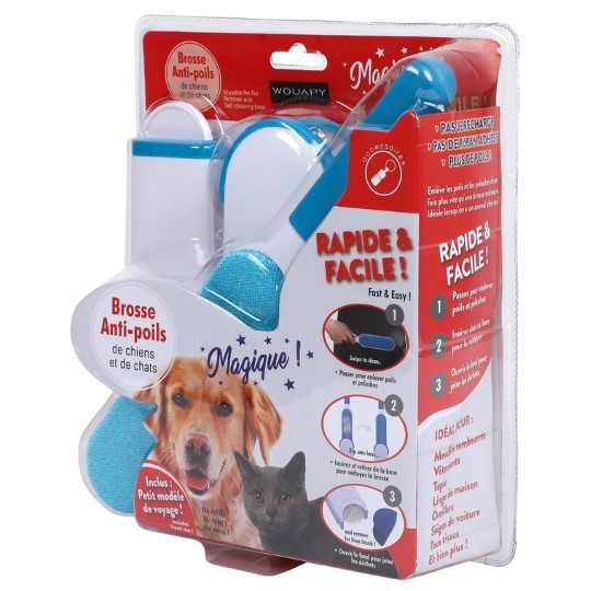ACE2ACE Brosse Anti Poils Animaux Chat Chien, Brosse Ramasse