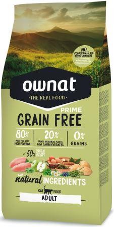 Croquettes Chat - Ownat Grain Free Prime Dinde & Poulet 3kg 413870