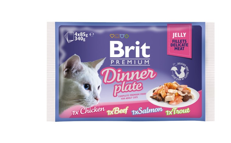 Boîte Chat - Brit Premium Pouches Jelly Dinner Plate 413871