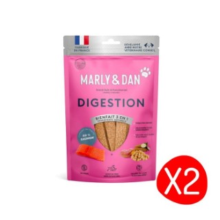 Friandise Chien – Marly & Dan Barres à mâcher « Digestion » - Lot de 2 x 80 gr L200466