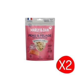 Friandise Chat – Marly & Dan Freeze Dried « Peau et pelage » - Lot de 2 x 40 gr L200471